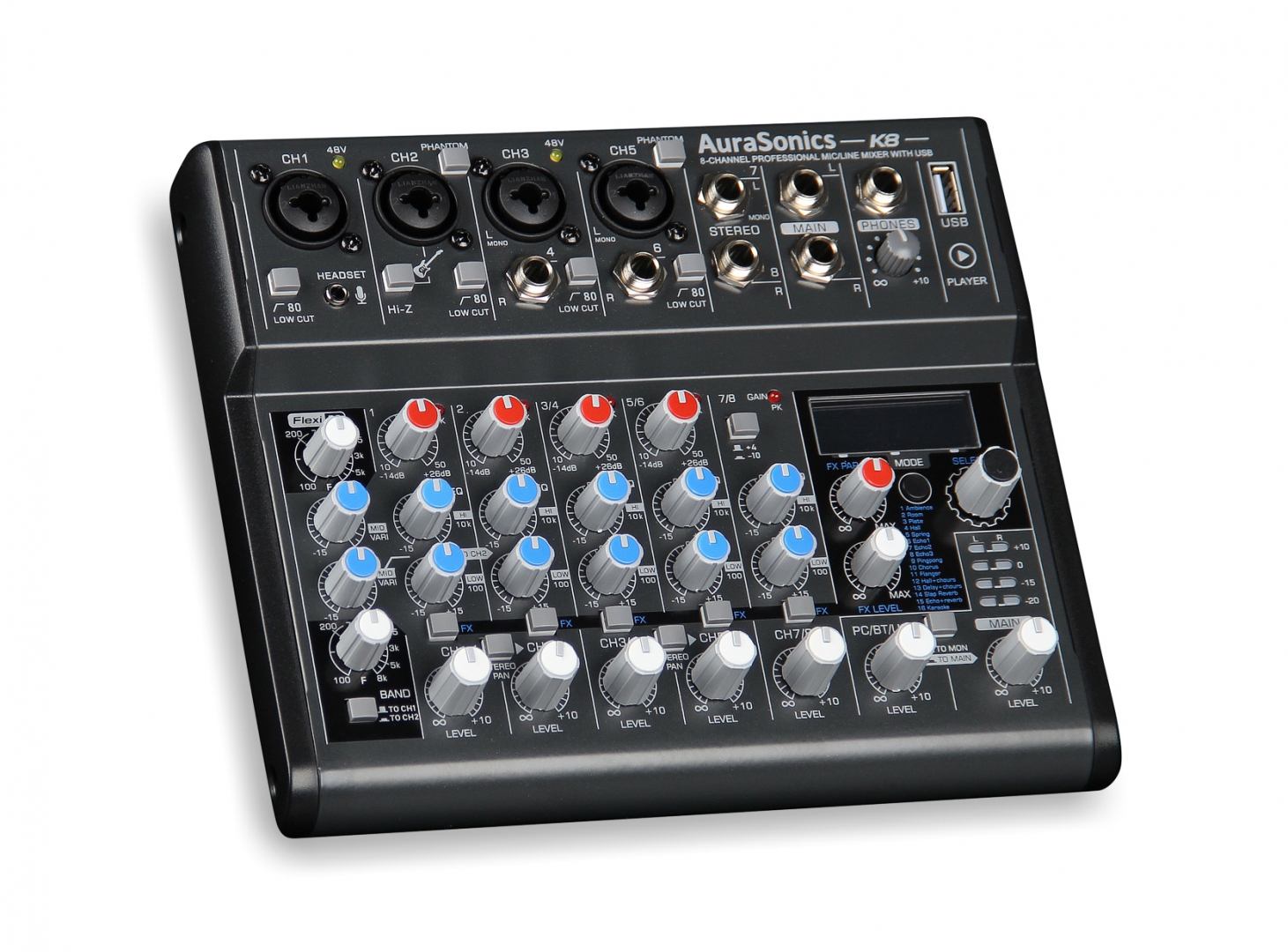 AuraSonics K8 компактный микшерный пульт в Валдае