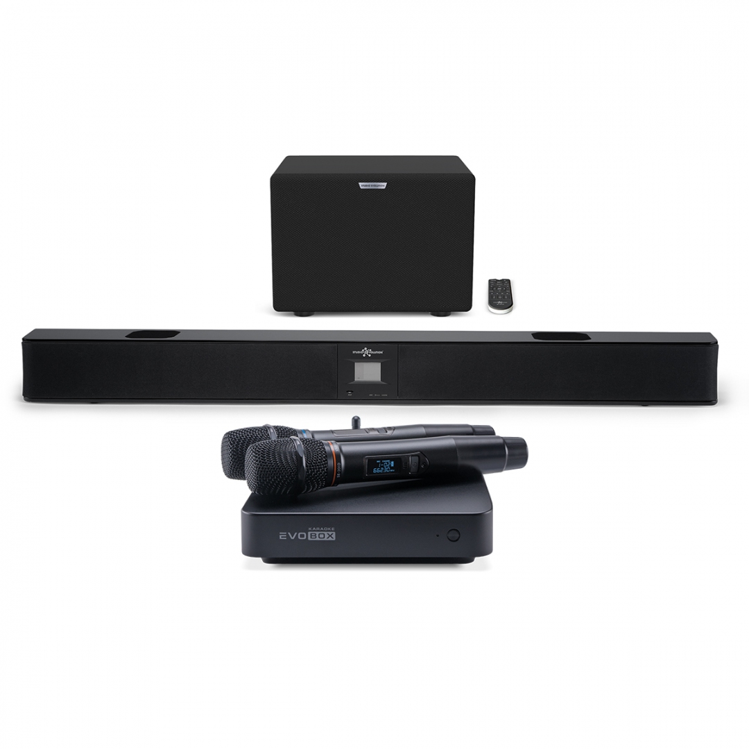 караоке-комплект EVOBOX Plus + EvoSound Bar (саундбар с караоке) в Валдае