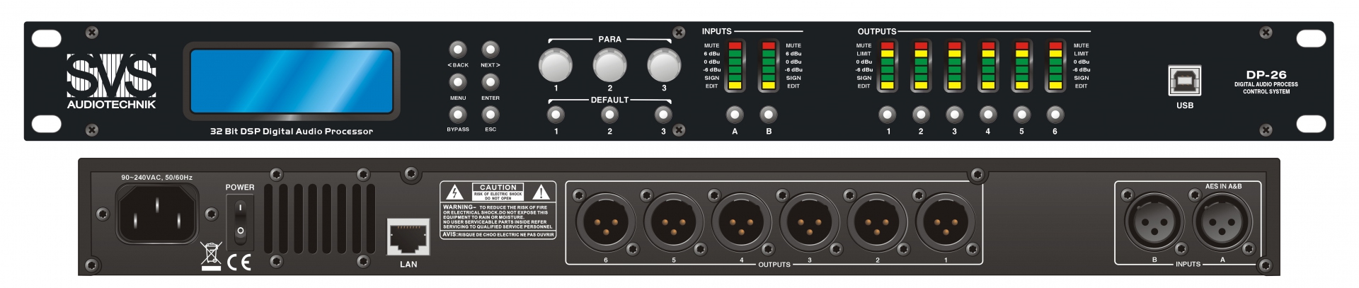 SVS Audiotechnik DP-26 Цифровой процессор: 2 входа 6 выходов в Валдае