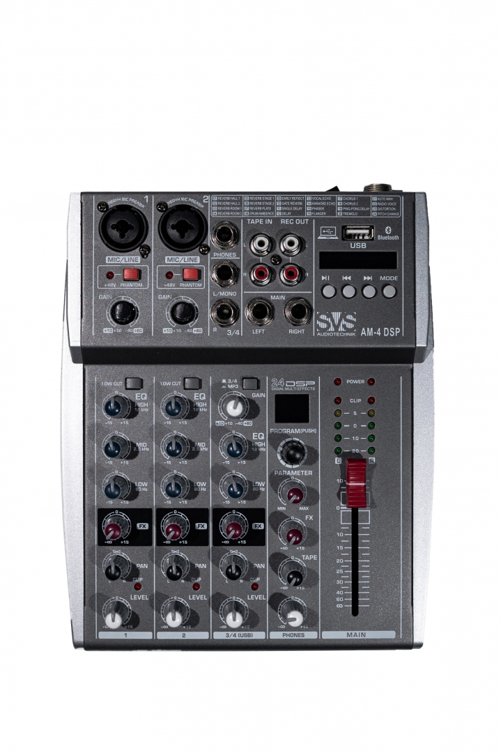SVS Audiotechnik mixers AM-4 DSP Аналоговый микшерный пульт, 4-канала в Валдае