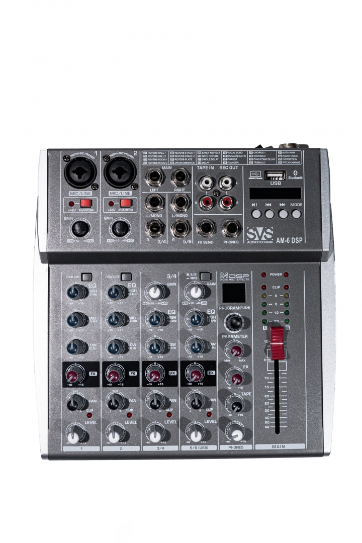 SVS Audiotechnik mixers AM-6 DSP Микшерный пульт аналоговый, 6-канальный SVS Audiotechnik mixers в Валдае