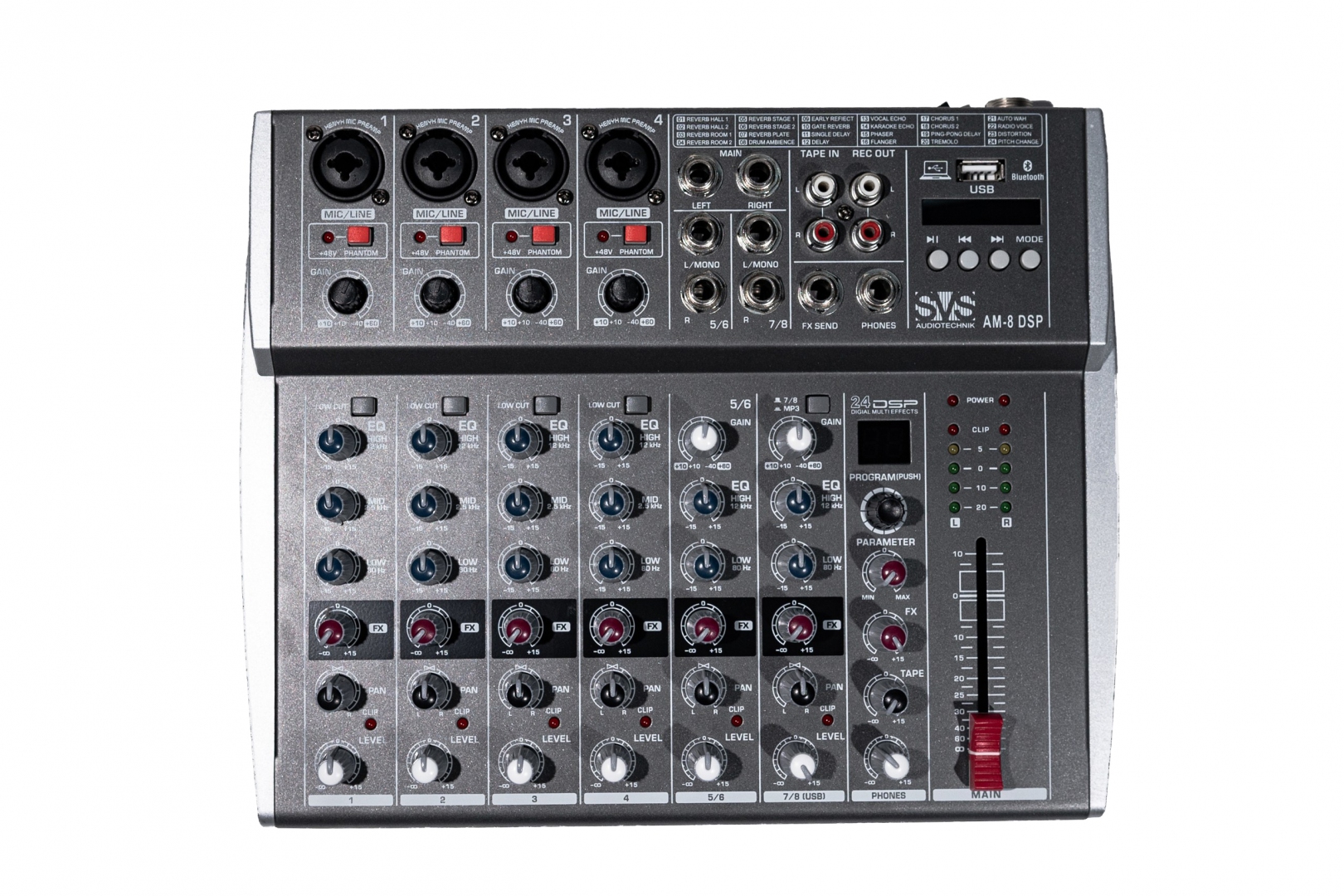 SVS Audiotechnik mixers AM-8 DSP Микшерный пульт аналоговый, 8-канальный в Валдае